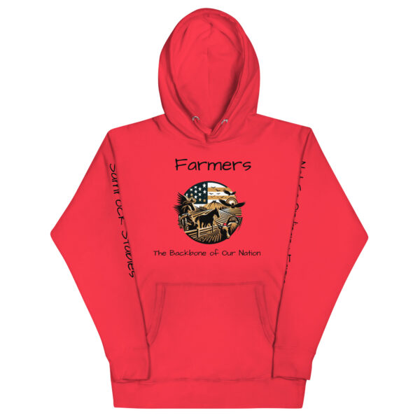 Unisex Hoodie | Farmers Backbone of Our Nation - Image 2